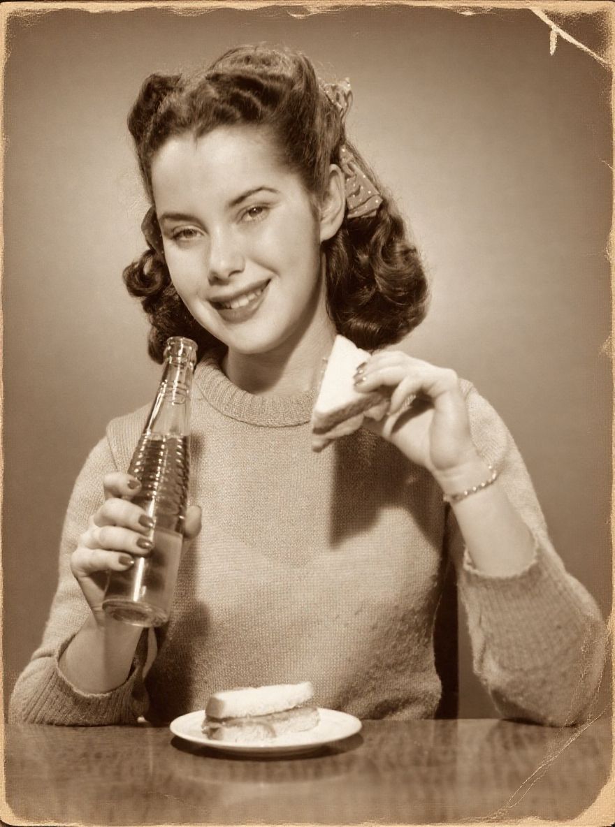 Original damaged photo